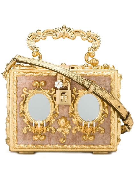 dolce gabbana baroque box clutch